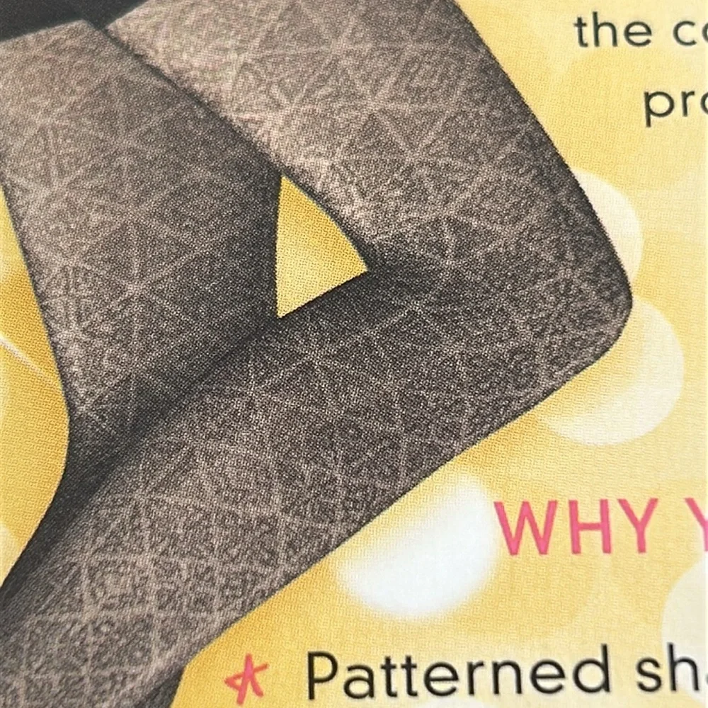 Star Power by SPANX Center-Stage Patterned Tights Nouveau Black NWT